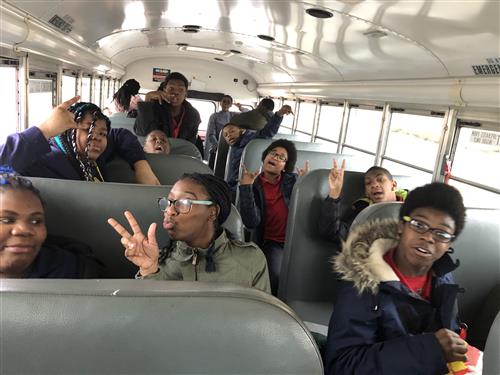 students on the bus 2 